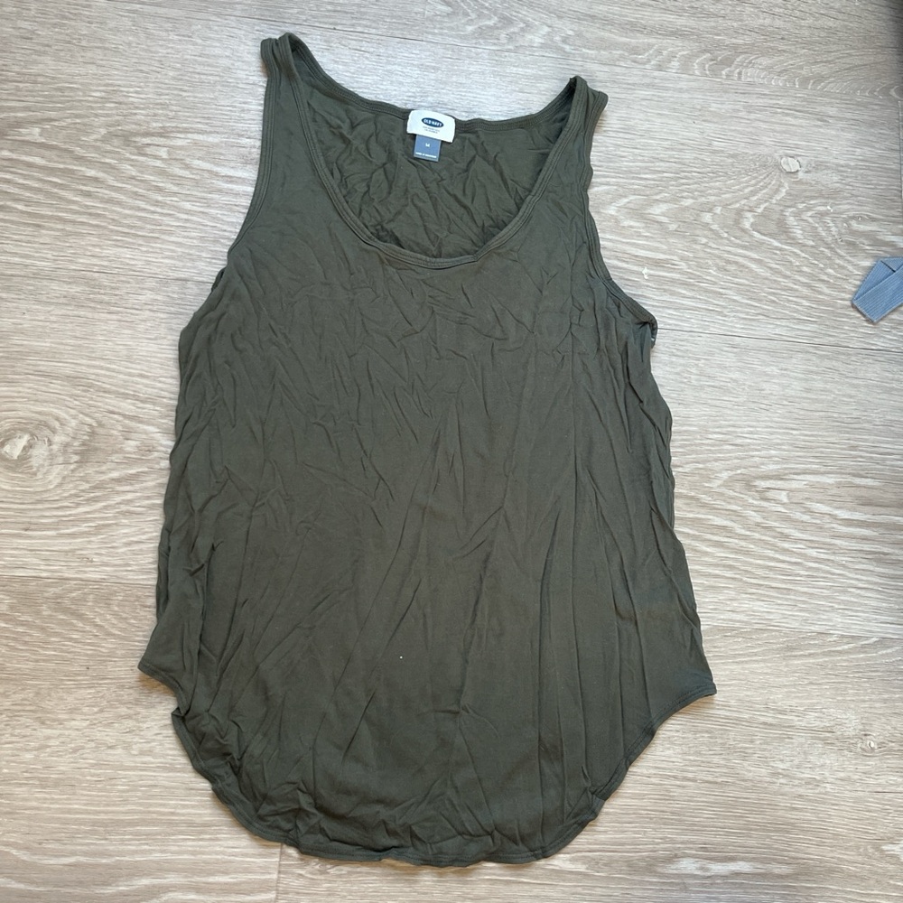 Old Navy Olive Green Tank Top